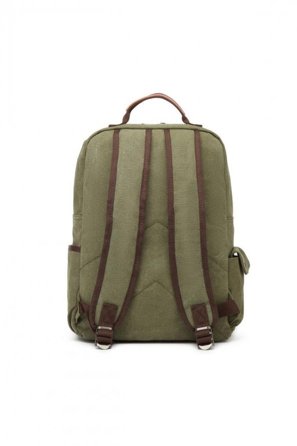 Büyük Boy Erkek Sırt Çantası Kanvas Kumaş 1303 - 2