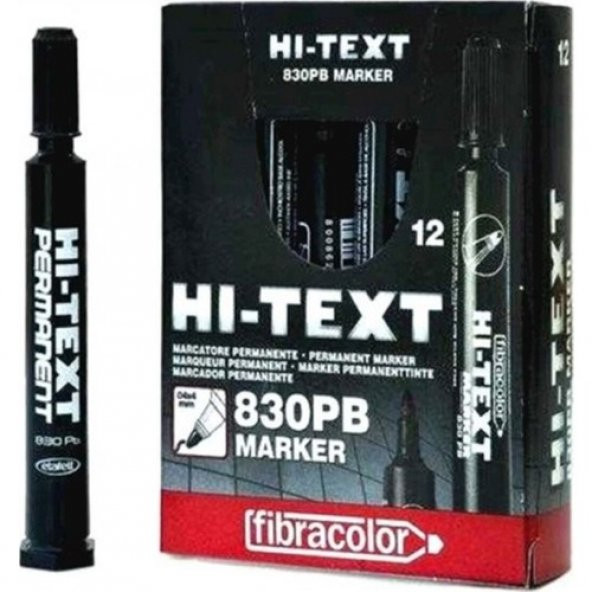 Hi-Text 830PB Yuvarlak Uç Koli Kalemi 12li