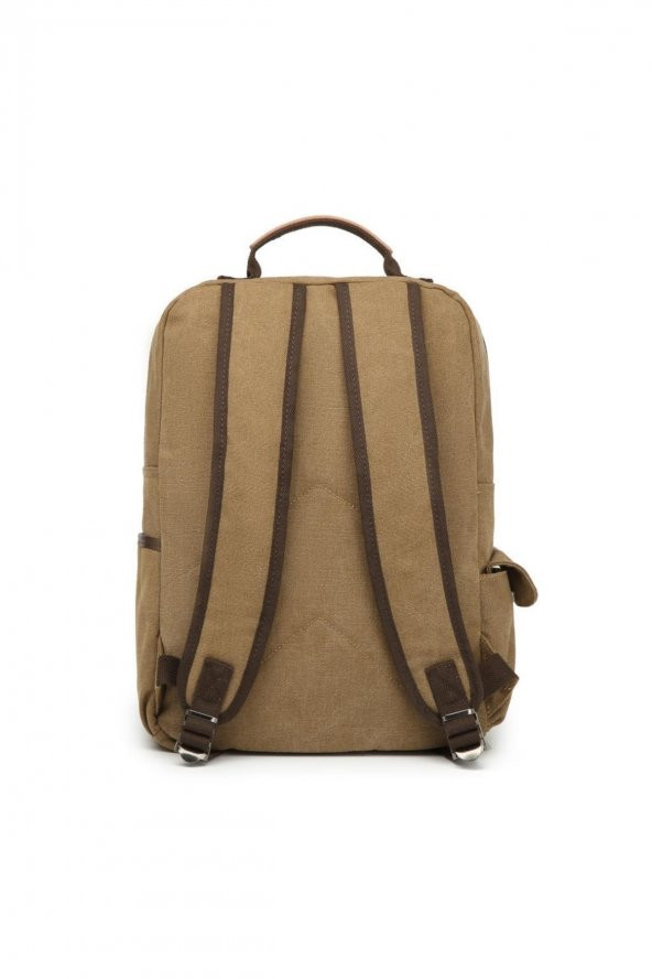 Büyük Boy Erkek Sırt Çantası Kanvas Kumaş 1303 - Resim 2