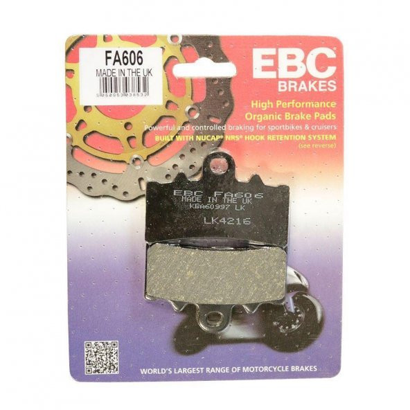 Ebc Fa606 2020-2022 Bajaj Dominar 400 UG Ön Fren Balatası Organik Balata - 3