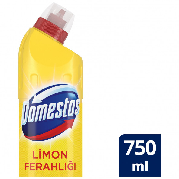 Domestos Çamaşır Suyu Yoğun Kıvamlı Formül Limon Ferahlığı Uzun Süreli Hijyen 750 ml