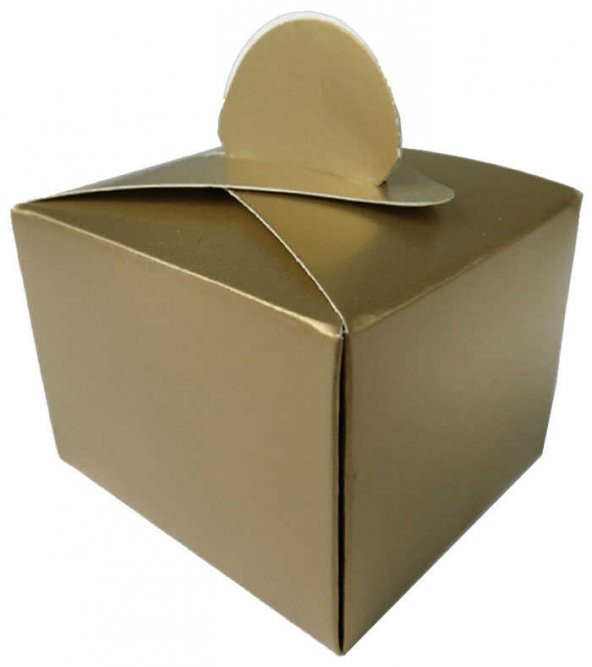 LOKUMLUK KARTON KUTU ALTIN 25 ADET - Resim 5