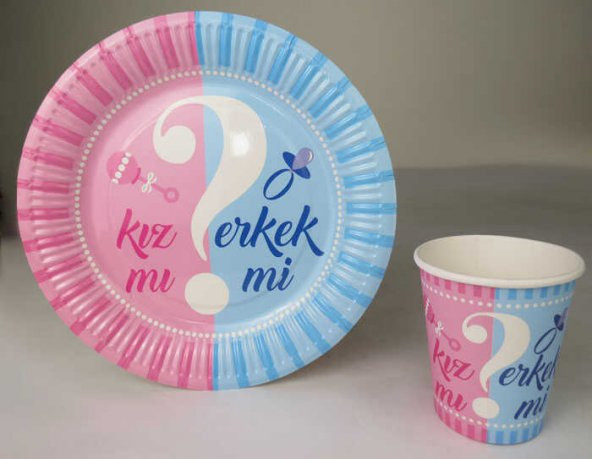 TABAK KARTON CİNSİYET BELİRLEME 8 ADET - Resim 4