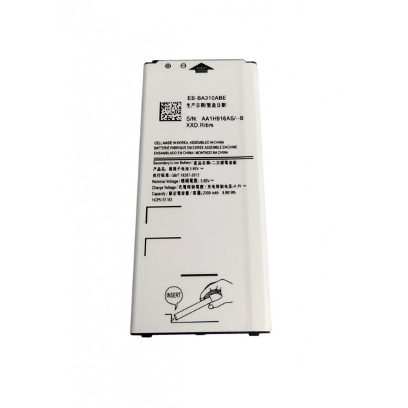 Samsung Galaxy A3 2016 Batarya Eb-Ba310Abe Uyumlu Yedek Batarya - 2
