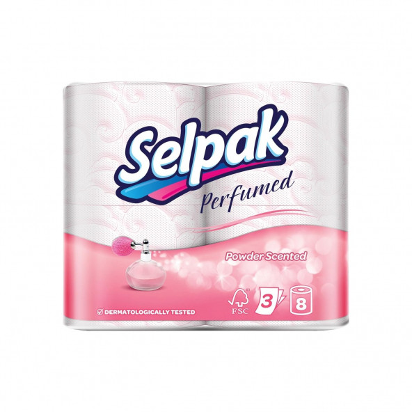 Selpak Tuvalet Kağıdı Pudra Kokulu 8'li - 2