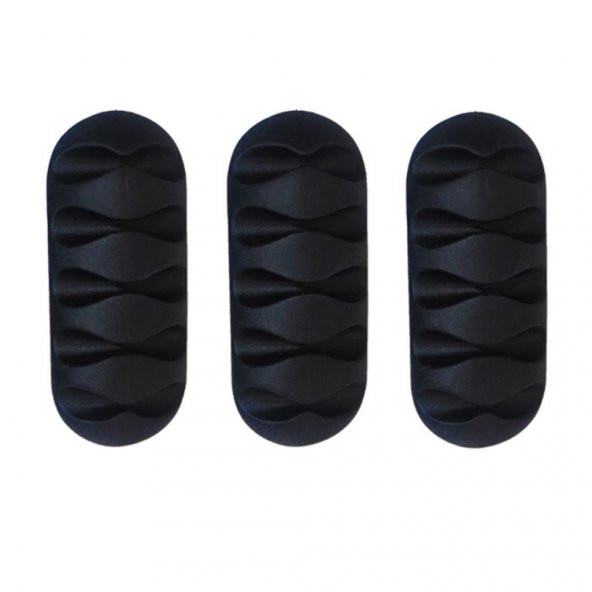 3B Trend 3lü Set 5 Kanallı Kablo Tutucu Düzenleyici Sabitleyici