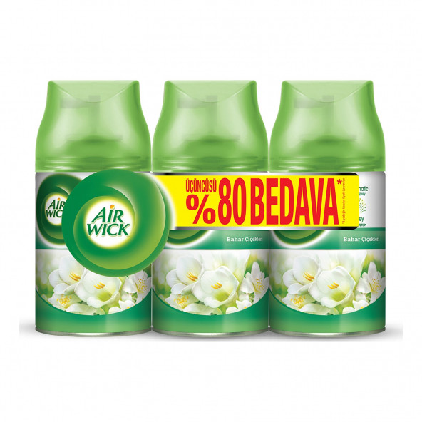 Air Wick Oda Kokusu Freshmatic Bahar Çiçekleri 3'lü Yedek - 1