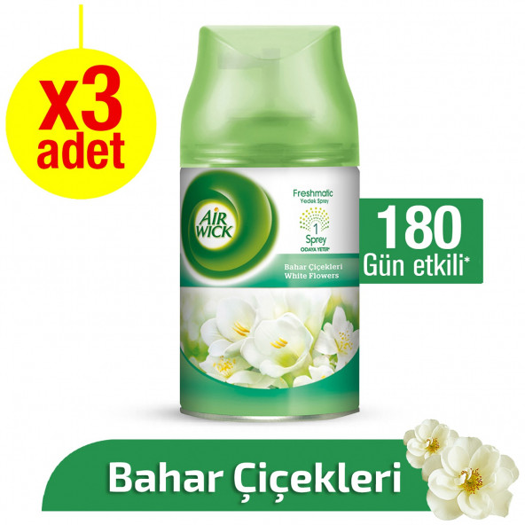 Air Wick Oda Kokusu Freshmatic Bahar Çiçekleri 3'lü Yedek - 2