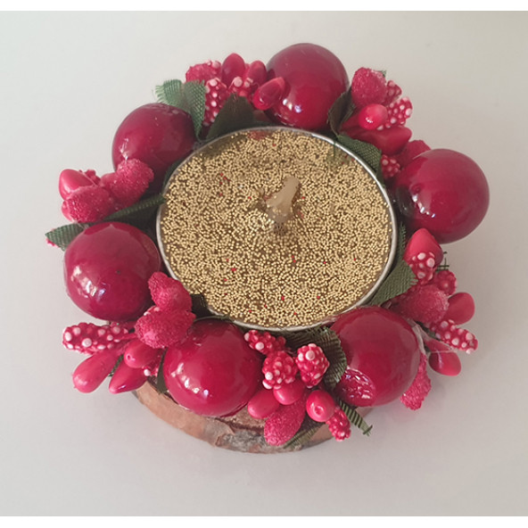 Yılbaşı Hediye Sepeti Kırmızı - Resim 11