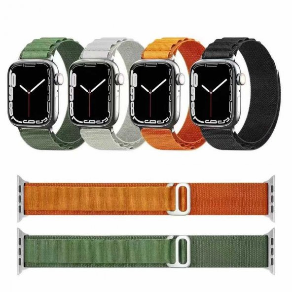 Apple Watch 42mm Zore KRD-74 Hasır Kordon - 5
