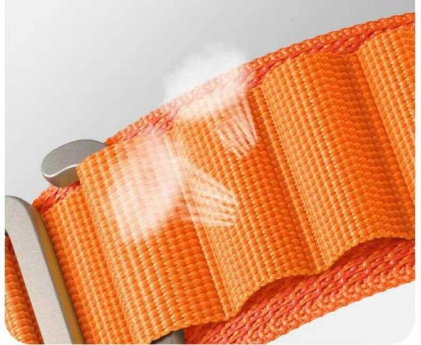 Apple Watch 7 45mm Zore KRD-74 Hasır Kordon - 10