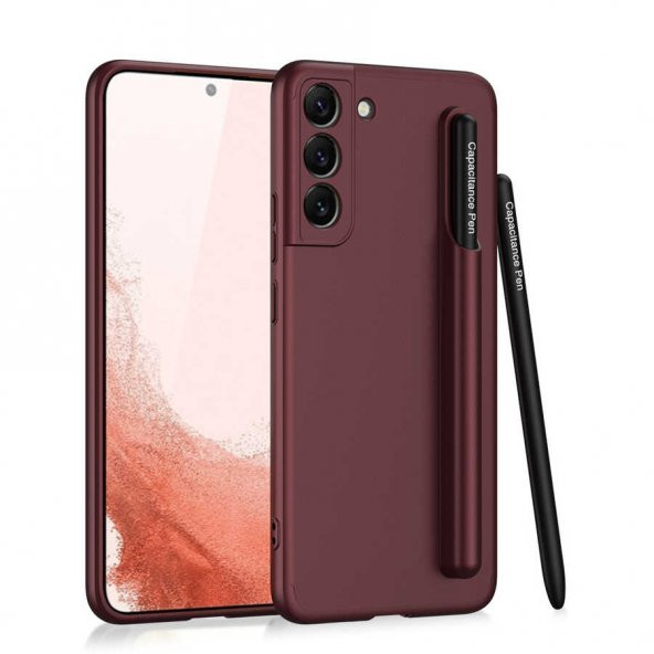 Galaxy S22 Kılıf Zore Kalemli Kıpta Kapak ürün görseli 1