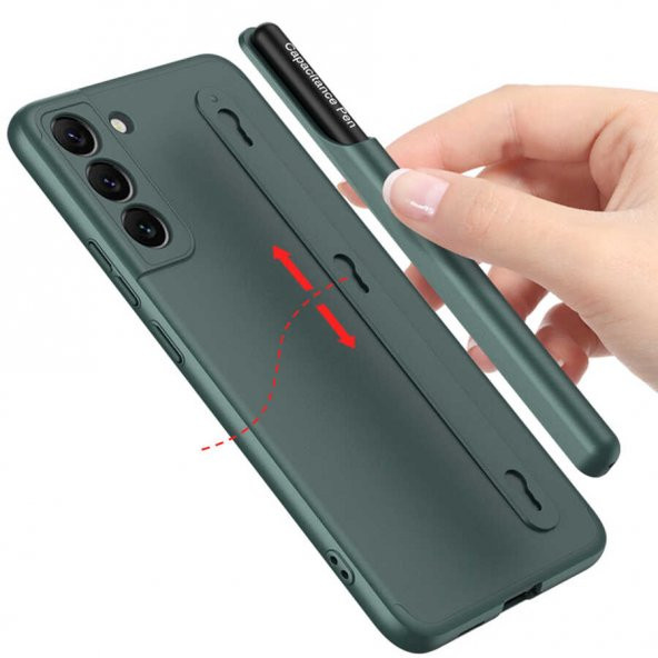 Galaxy S22 Kılıf Zore Kalemli Kıpta Kapak - 5