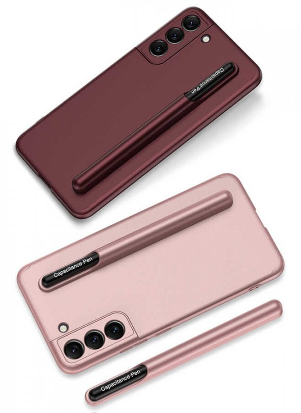 Galaxy S22 Kılıf Zore Kalemli Kıpta Kapak - 2