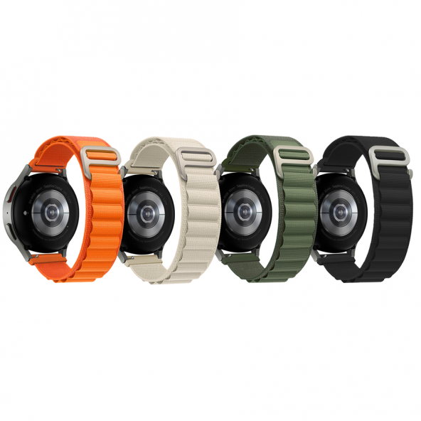 Xiaomi Amazfit GTR 47mm Zore KRD-74 22mm Hasır Kordon - 5