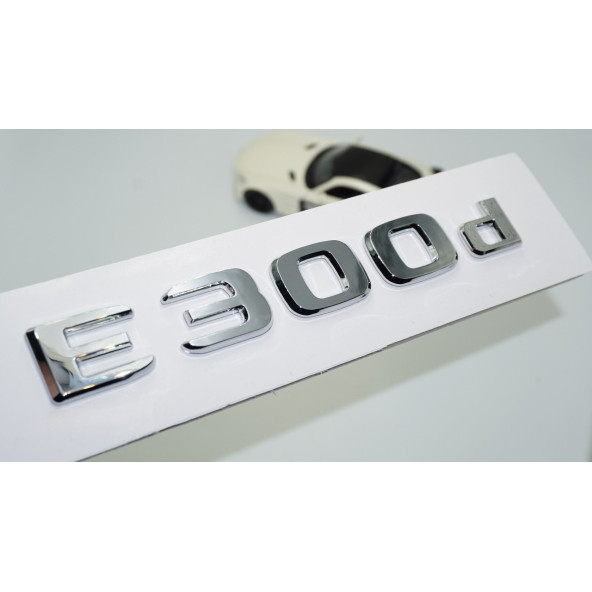 DK Tuning E300d Bagaj Krom ABS 3M 3D Yazı Logo Benz İle Uyumlu ürün görseli