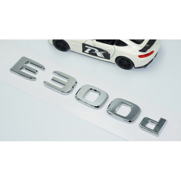 DK Tuning E300d Bagaj Krom ABS 3M 3D Yazı Logo Benz İle Uyumlu - Resim 3