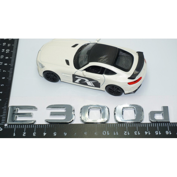DK Tuning E300d Bagaj Krom ABS 3M 3D Yazı Logo Benz İle Uyumlu - Resim 4