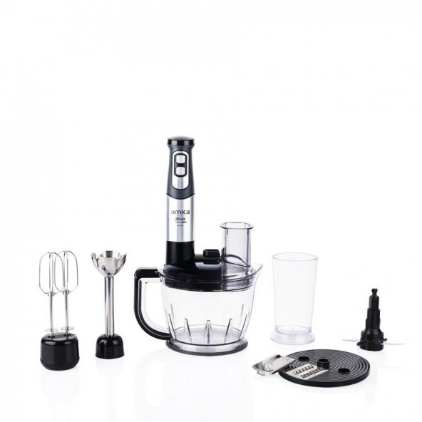 ARNİCA GH21801 DİVA TREND PRO GÜMÜŞ RENDELİ  BLENDER SETİ