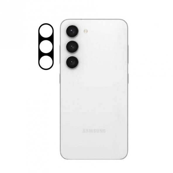 Vendas Samsung S23 Uyumlu 3D Cam Kamera Lens Koruyucu