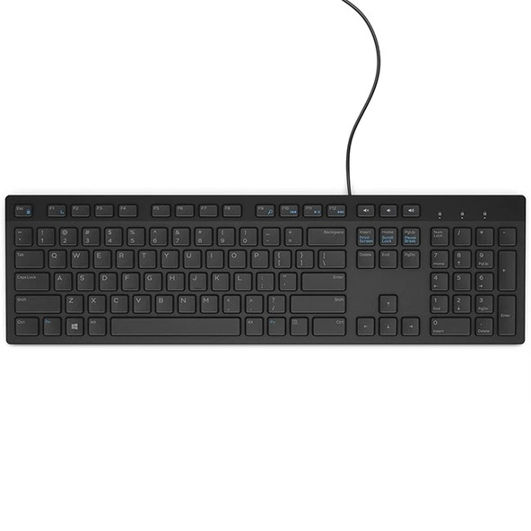 Dell KB216 Kablolu Klavye ingilizce (580-ADHK) ürün görseli 1