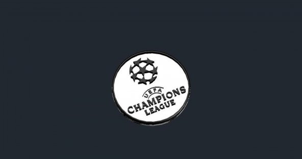 UEFA Şampiyonlar Ligi Logo Plastik Aparat - 2