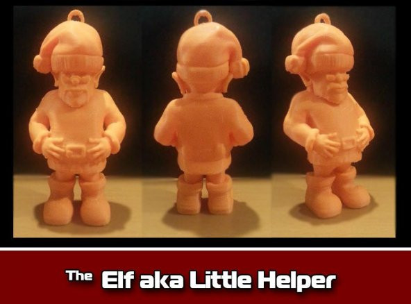 Elf Aka Küçük Yardımcı Süsleme Plastik Aparat