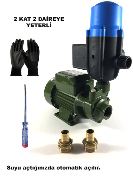 Anadolu Strong Hidrofor Otomatik Su Pompası Hidrofor Set Pompa Eldiven Tornavida Hediyeli