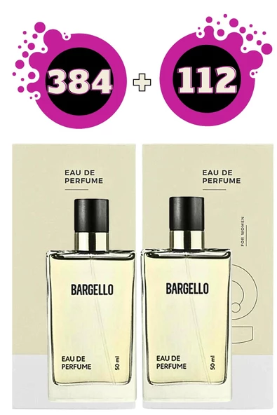 384 Edp 50 ml + 112 Edp 50 ml Kadın Parfüm Seti