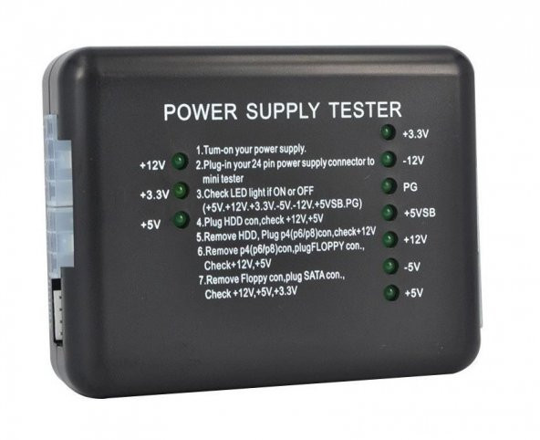 Power Supply Test Güç Kontrol Cihazı Sata Hdd