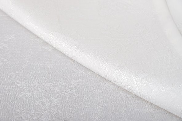 Finezza Ayda Jakar Polyester Kumaş Krem Runner 45x150 cm - 1418 - 5