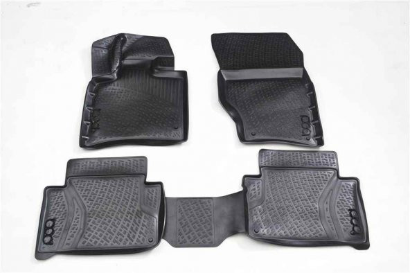 Audi Q7 3D Havuzlu Paspas Siyah 2005-2015 Bod ürün görseli