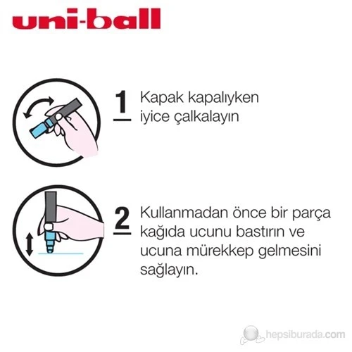 Uni Posca 1,8-2,5 Su Bazlı Markörü Pembe - 5