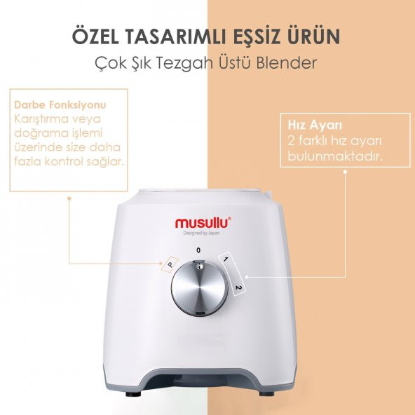 Musullu Msl 2035 Blender '' Baharat Öğütücü '' Buz Kırıcı - 3