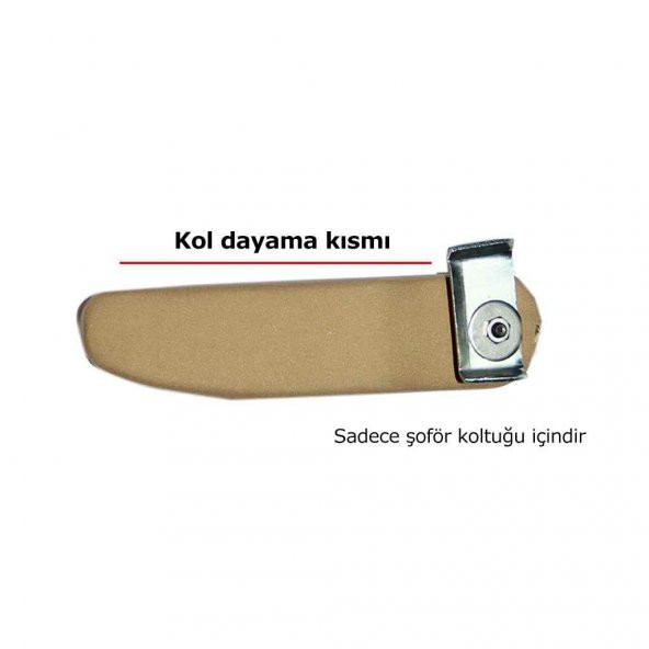 Bod Oto Kolçak,Kol Dayama Orta Boy Sünger Araç Koltuğuna Montaj - 6