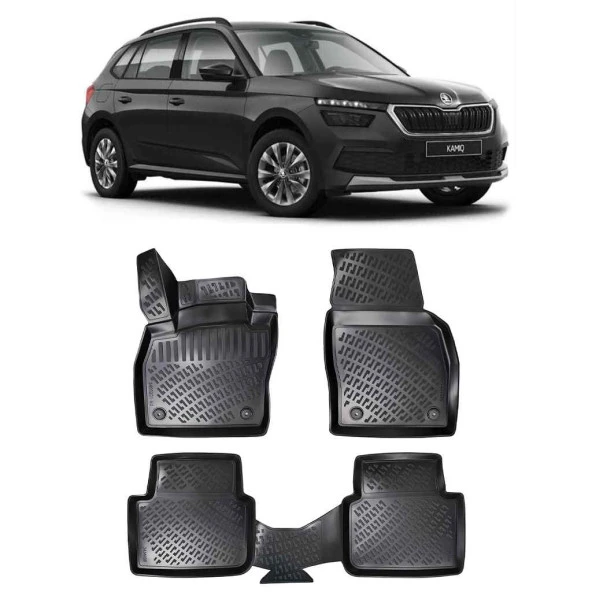 Bod Skoda Kamiq 3D Havuzlu Paspas 2020 ve Sonrası ürün görseli