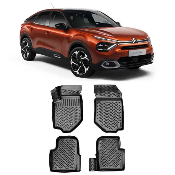 Bod Citroen C4 3D Havuzlu Paspas 2021-Sonrası ürün görseli