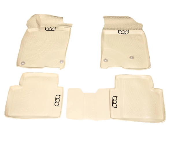 Honda Civic Sedan 3D Havuzlu Paspas Bej 2016-2021 Bod - Resim 2