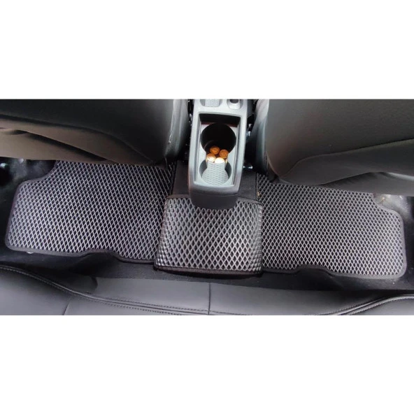 Bod Dacia Duster 3D Havuzlu Paspas 2018-Sonrası Siyah - Resim 3