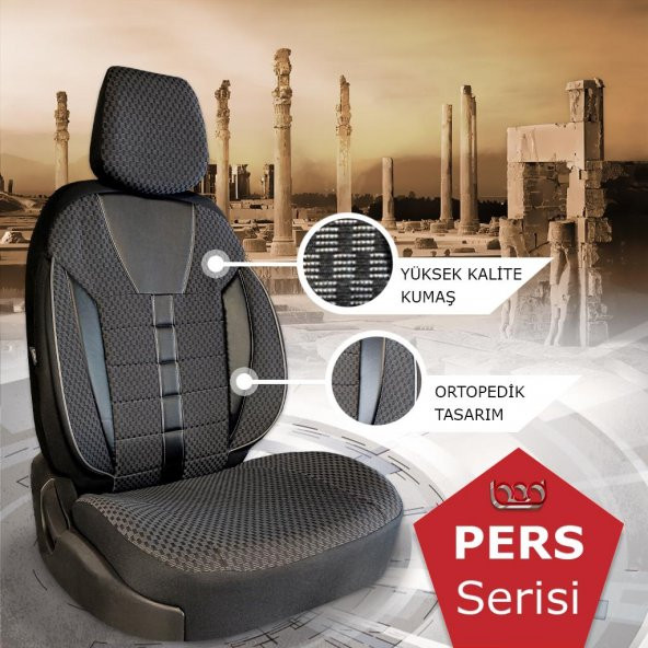 Bod Pers Serisi Ortopedik Oto Koltuk Kılıfı Tüm Araçlara Uyumlu - 2