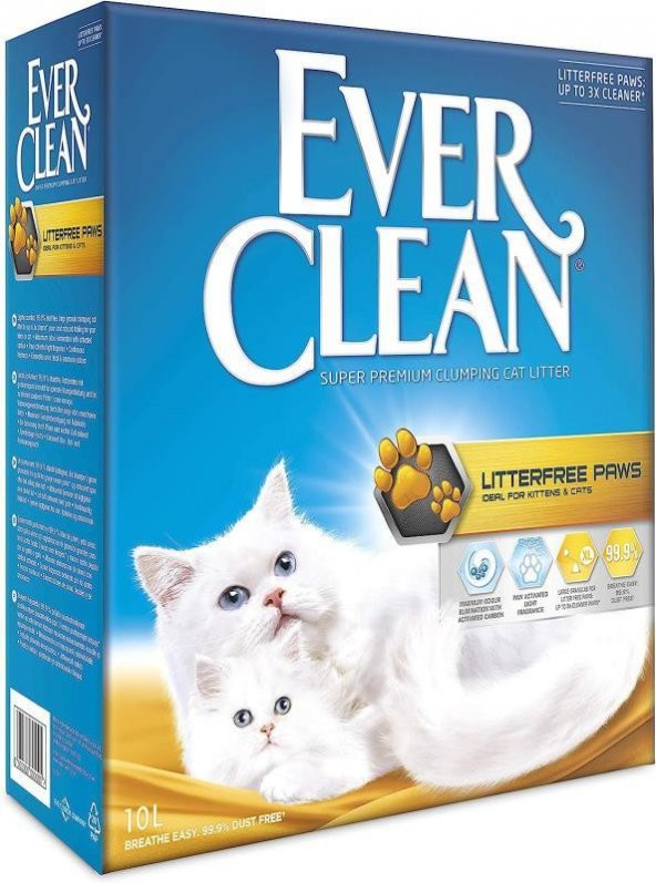 Ever Clean Litterfree Paws Topaklanan Kedi Kumu 10 Lt