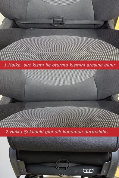 Bod Rodos Oto Koltuk Arkası Koruyucu Eşya Düzenleyici Araç içi Organizer Bej - 6