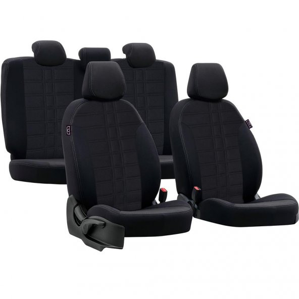 Bod Fiat 500L Araca Özel Oto Koltuk Kılıfı Alinda 2014-Sonrası - Resim 3