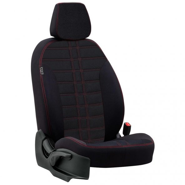 Bod Fiat 500L Araca Özel Oto Koltuk Kılıfı Alinda 2014-Sonrası - Resim 11