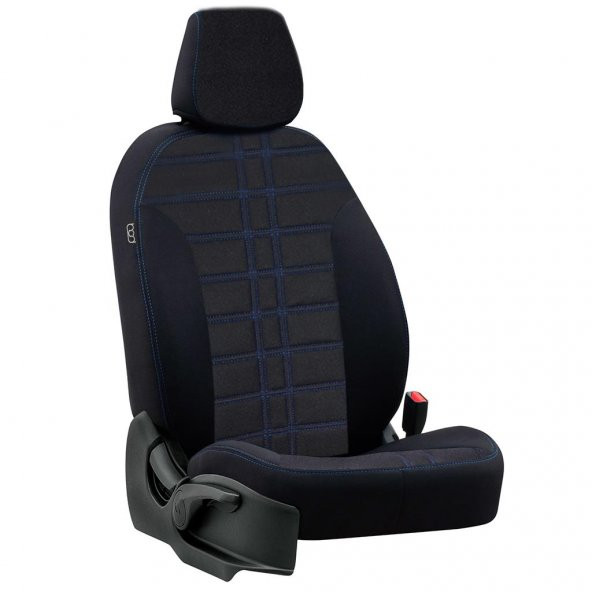 Bod Ford Courier Araca Özel Oto Koltuk Kılıfı Alinda 2014-2023 - Resim 6