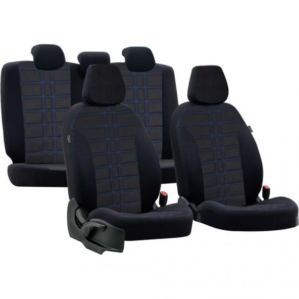 Bod Ford Courier Araca Özel Oto Koltuk Kılıfı Alinda 2014-2023 - Resim 12