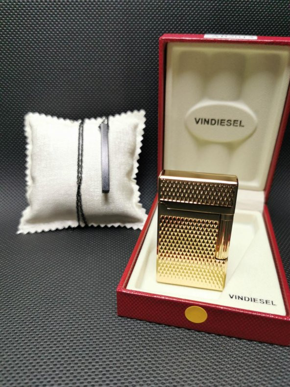 Vindiesel Marka Dupont Tarzı Çakmak Yanında Kolye İle Beraber