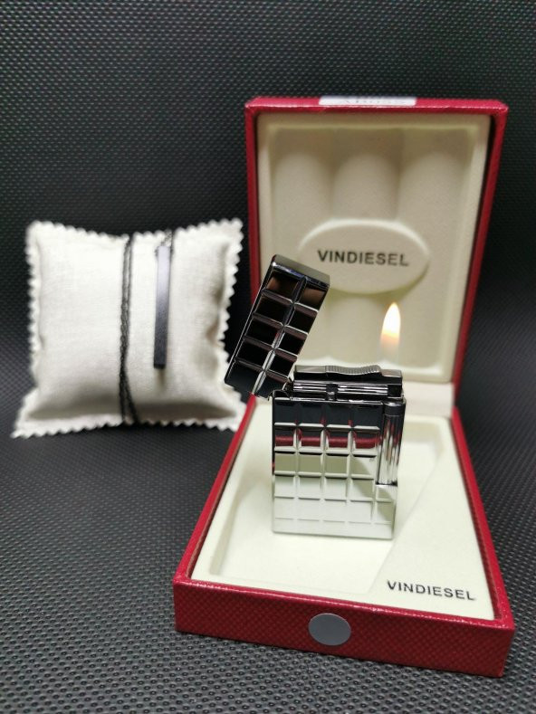 Vindiesel Marka Dupont Tarzı Çakmak Yanında Kolye İle Beraber