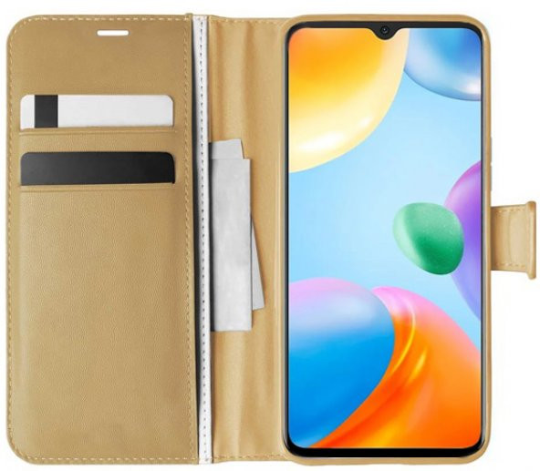 Xiaomi Redmi 10C Kılıf Kar Deluxe Kapaklı Standlı Kartlıklı Korumalı - 3