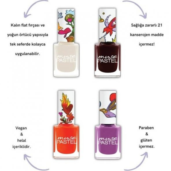 Pastel Oje Set Mehmet KURAN(271-364-365-366) - 2